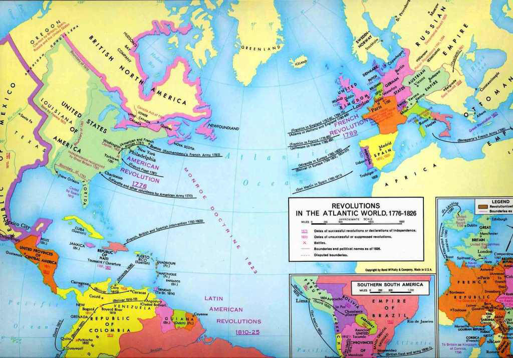 1776 1826 Age Of Atlantic Revolutions Making History Relevant